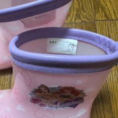ディズニープリンセス長靴14cmの画像