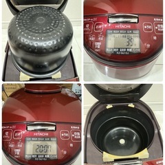 HITACHI RZ-SG10J 圧力＆スチームIHジャー 炊飯器 5.5合炊き の画像