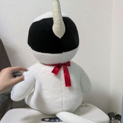 【23日まで！無料譲渡】にゃんまげ　巨大・BIGぬいぐるみ　伊達時代村　ニャンまげの画像