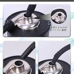 集塵機用アクセサリー 粉塵対応 アダプター不要 直径3〜4.5cmのパイプに適用の画像