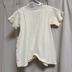 PUPO レールメッシュ コンビ肌着 50-60cm アイボリーの画像