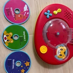 しまじろうしまじろうCDプレーヤーとCDの画像