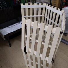 展示引き上げ品　すのこ　シングル ベッド　ペット　ゲージ　布団の画像