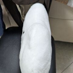 【23日まで！無料譲渡】スヌーピー　顔型クッション　ぬいぐるみの画像