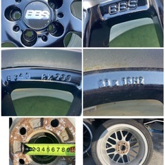 ホイールBBS RX RX239 GERMANY 18x8J+40/PCD:114.3  タイヤ225/45R18 FINALIST  の画像