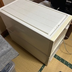 中古品　衣装ケース　2個セットの画像