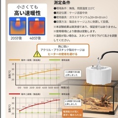 小型動物専用　保温 ヒーター 小動物　DCモーター タイマー機能 速暖 小型の画像