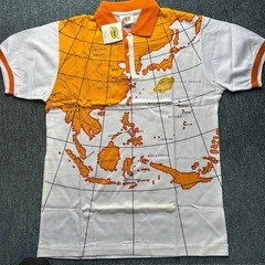 未使用品★清水エスパルス　ポロシャツ　地図柄　サイズMの画像