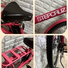 🌸限定カラー🌸美品🌸送料無料🌸室内保管🌸ブリヂストン🌈 ステップクルーズ電動自転車 🌸完成車配送18の画像