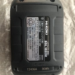 日立（ＨＩＫＯＫＩ）純正バッテリーBSL1820M FWH18DF FWH18DA リチウムイオン電池1個 新品未使用の画像