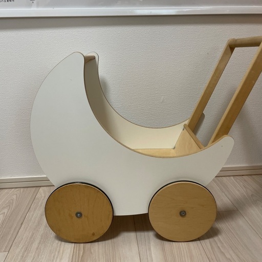 oohnoo 三日月　手押し車　木製