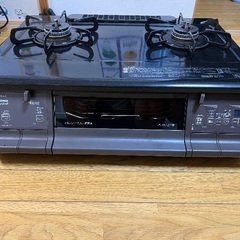 ガスコンロ　2口　PALOMA IC-730WDX-R 都市ガス　2020年の画像