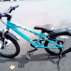 2０インチ　男の子自転車　水色/黒　変速の画像
