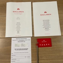 MACLAREN マクラーレン　ベビーカー ブラウン チェック柄の画像