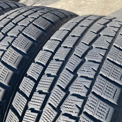 185/65R14 スタッドレスタイヤ 4本 DUNLOP WINTER MAXX バリ山 の画像