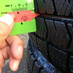 185/55R16　ブリヂストン　ブリザックＶＲＸ２　冬用スタッドレスタイヤセット4本　ﾎｲｰﾙ綺麗です。　コンパクトカーのインチアップにどうぞ。の画像