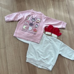 ⭐️ アンパンマン 上着 2点セット ＋ 手袋 まとめ売り 90cm程度の画像
