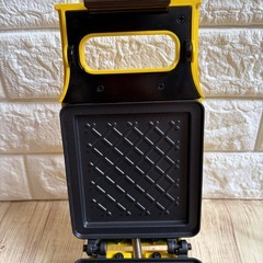 Francfranc ホットサンドメーカー　 プレスサンドメーカー  イエロー　の画像