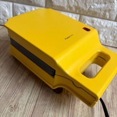Francfranc ホットサンドメーカー　 プレスサンドメーカー  イエロー　の画像
