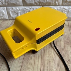 Francfranc ホットサンドメーカー　 プレスサンドメーカー  イエロー　の画像