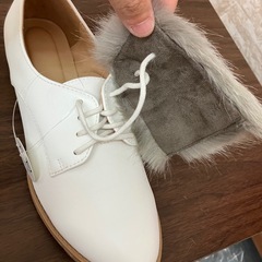 2Wayオックスフォードシューズ　アイボリー　Mサイズの画像