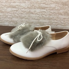 2Wayオックスフォードシューズ　アイボリー　Mサイズの画像