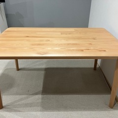 【美品】ニトリ　ダイニングテーブル　ナチュラルの画像