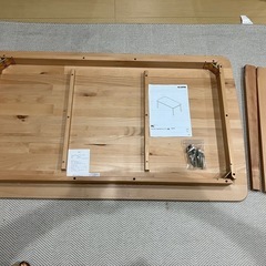 【美品】ニトリ　ダイニングテーブル　ナチュラルの画像