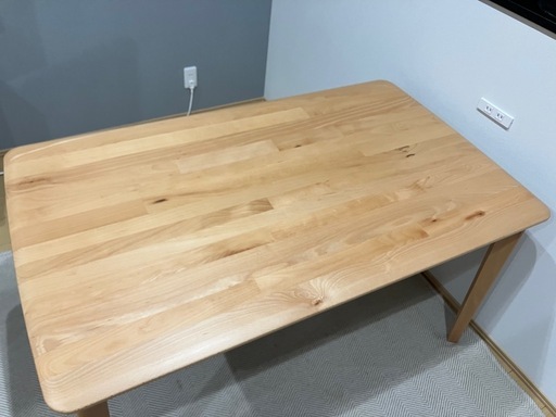 【美品】ニトリ　ダイニングテーブル　ナチュラル