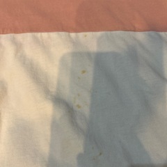 ピンクと白Tシャツ120の画像