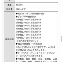 懸垂台 ぶら下がり健康器具の画像