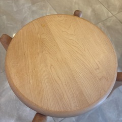 職人作くびれ脚ウッドスツールの画像