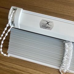 【美品】タチカワマットクリアホワイト 横型アルミブラインドの画像