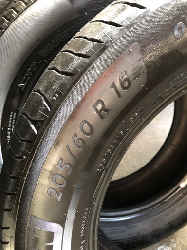 205/60R16ミシュラン2本取り付け無料