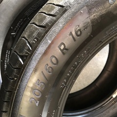 205/60R16ミシュラン2本取り付け無料の画像