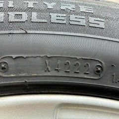 【17インチアルミホイール付8分山以上バリ山スタッドレスタイヤ4本セット】225/65R17 エクストレイル等にの画像