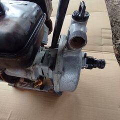 丸山製 エンジンポンプ 4サイクルエンジン BP254A 吐出口径 25mm リコイル 始動/水揚げ確認済み。中古品の画像