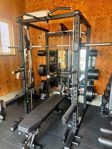 スミス・ラットプル付きパワーラック(業務用) ※引取限定 スミス・ラットプル付きパワーラック(業務用) ※引取限定