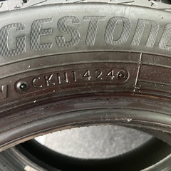 BS　155/65R14 バリ山　中古　2本セットの画像
