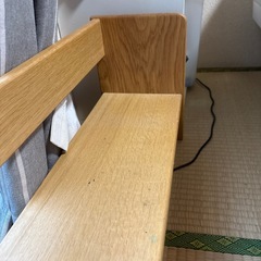 無印　勉強机上の棚の画像