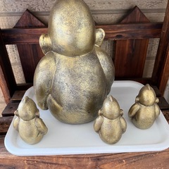 鬼の置物、ビリケンさん置物の画像