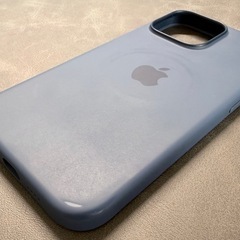 【Apple純正】iPhone16 Pro Max用 MagSafe対応シリコーンケース デニム の画像