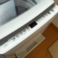2025年製Hisense 5.5kg 洗濯機　HW-G55NJ1NJ1の画像