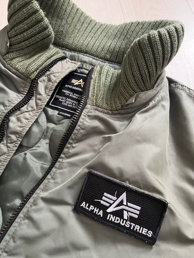 ALPHA INDUSTRIES MA-1 フライトジャケット カーキ49