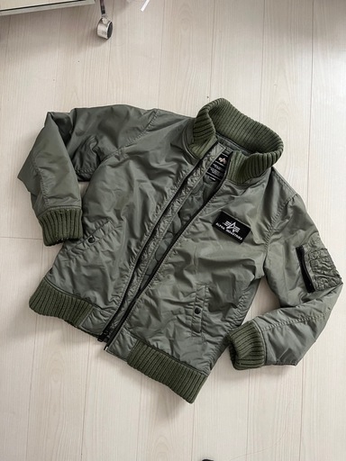 ALPHA INDUSTRIES MA-1 フライトジャケット カーキ49