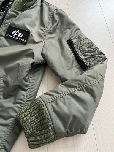 ALPHA INDUSTRIES MA-1 フライトジャケット カーキ49
