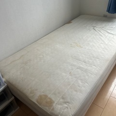 無印ベッド　シングルの画像