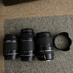 美品！CanonKiss X7  他レンズ、カメラ箱、タムロンレンズ箱、、中古肩掛けバック付の画像