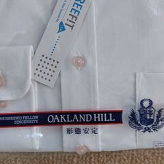 OAKLAND HILL ワイシャツ/白/長袖/メンズ/新品 /38－80cmの画像