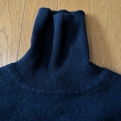 ラルフローレン タートルネック ニット セーター ネイビーの画像